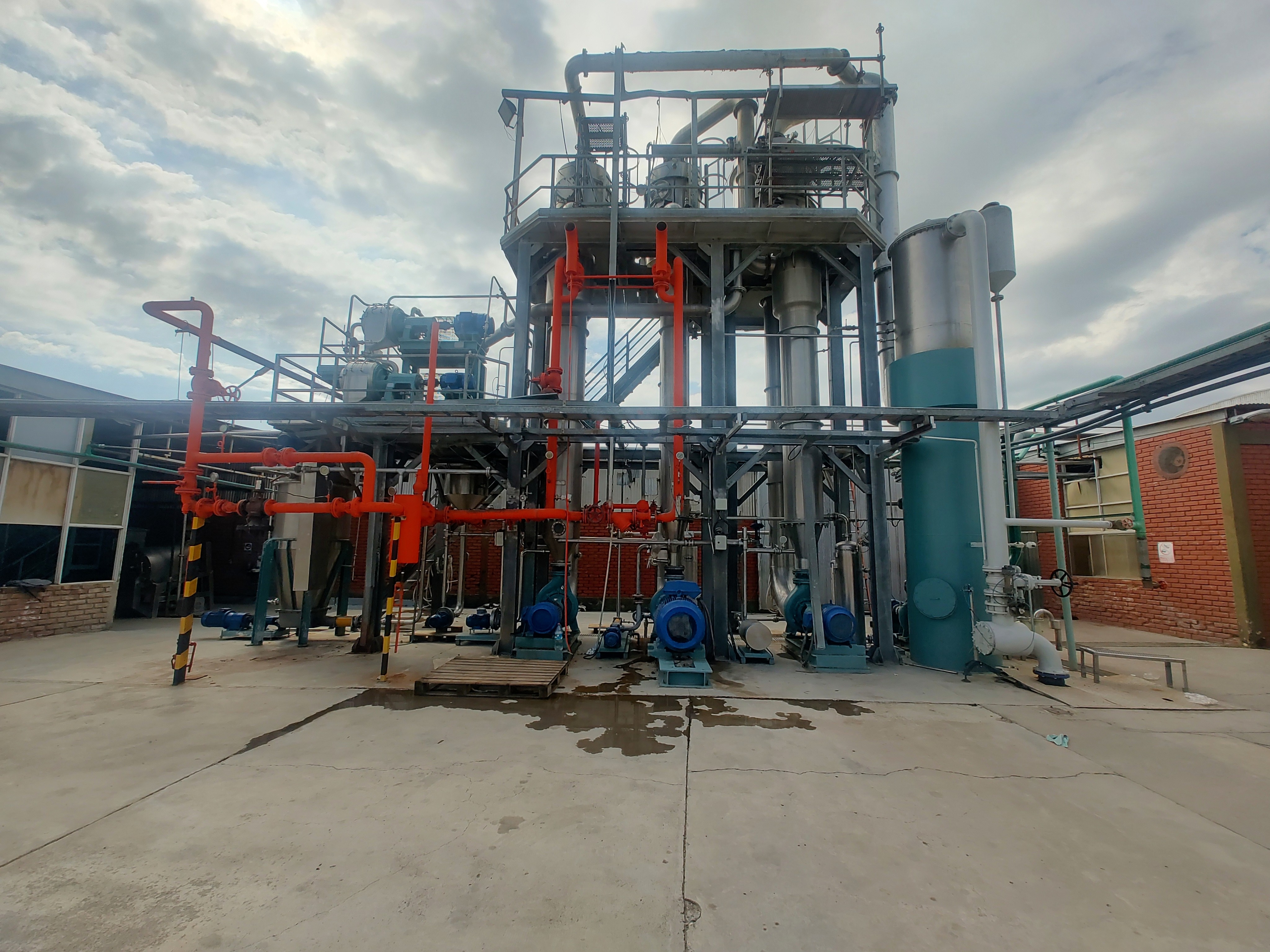 Modificación Evaporador de Pulpa de Fruta